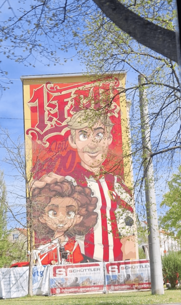 Hauswand in Nürnberg